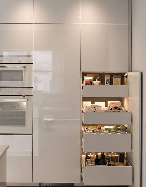 عکس کابینت آشپزخانه های گلاس
